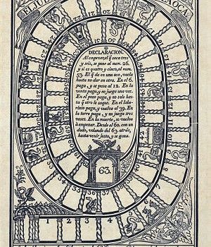 El juego de la Oca by Juan Francisco Piferrer Barcelona in Wikimedia